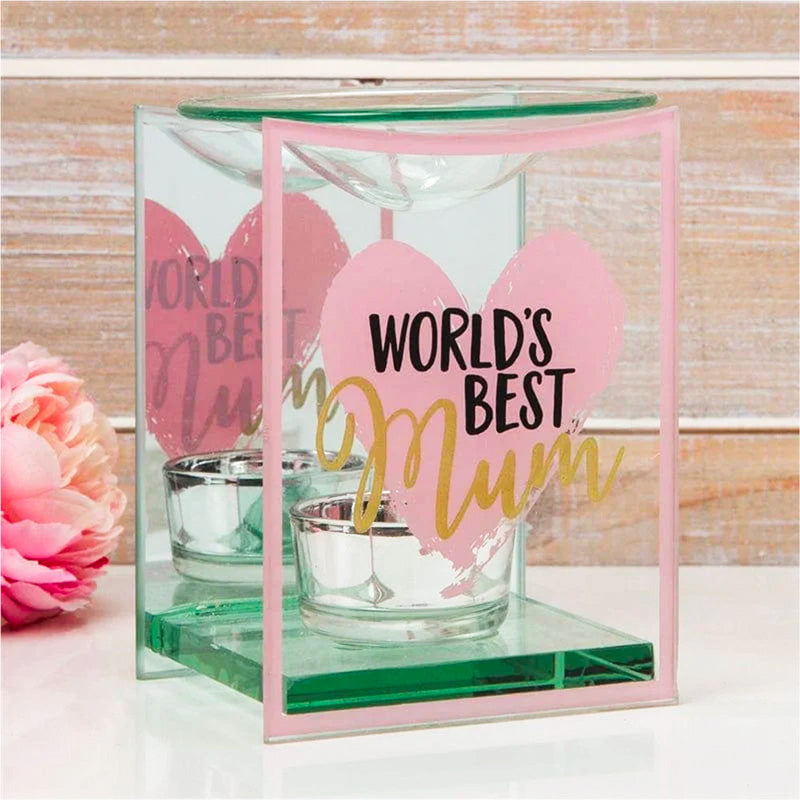 Glass Oil Burner - World's Best Mum