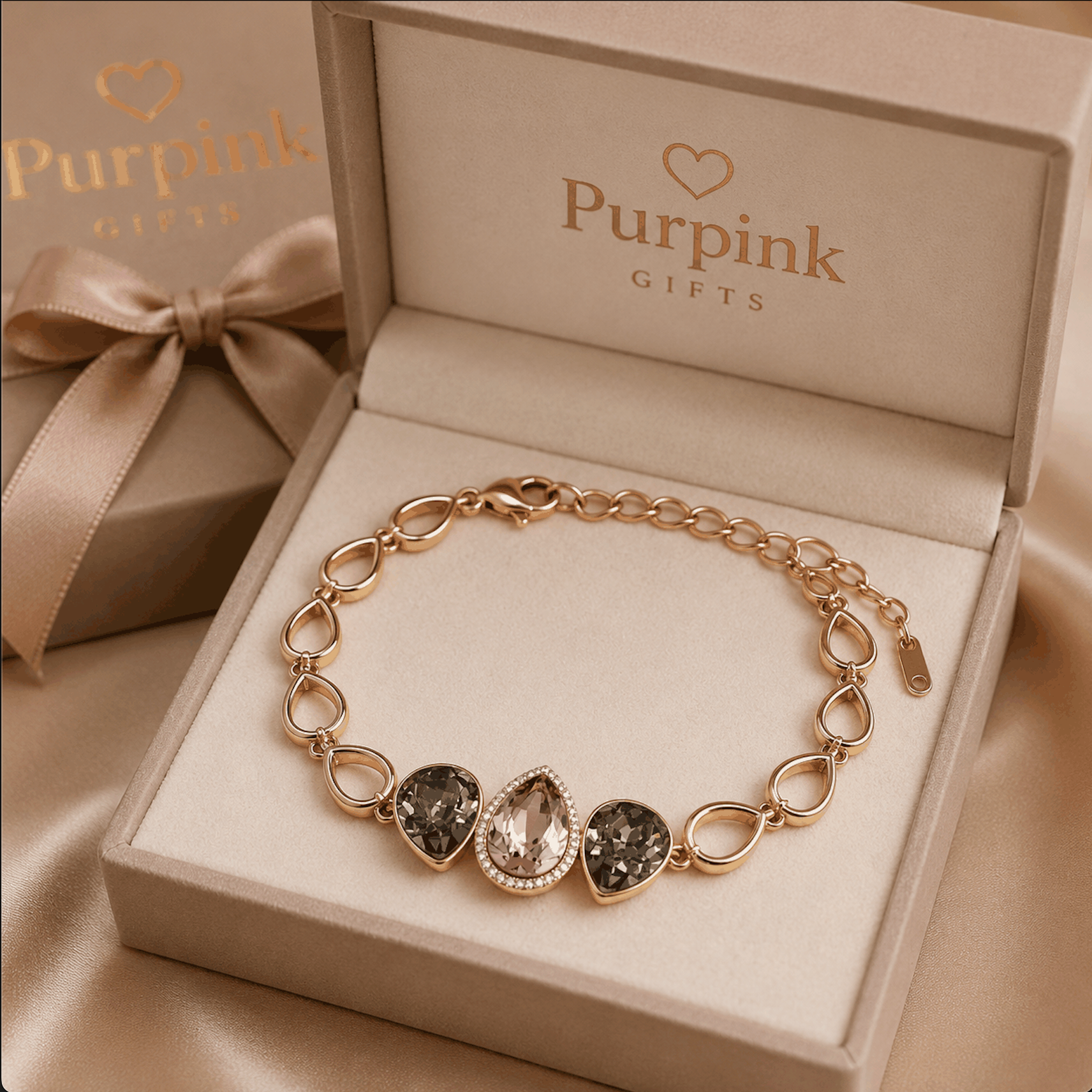 The Whitney Bracelet – 18k Gold Plated – Multi