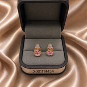 Bow Swarovski Stud Earrings – Gold Plated