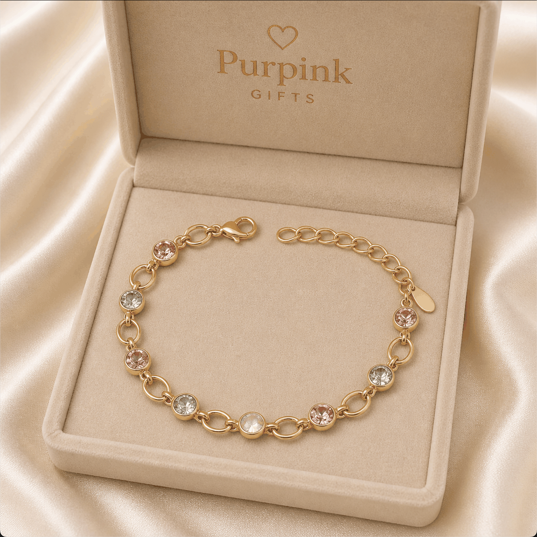The Vera Bracelet – 18k Gold Plated – Multi