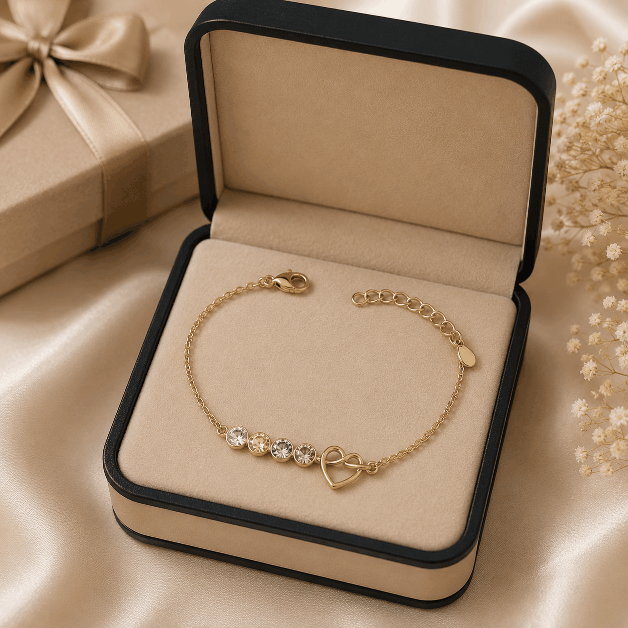 The Katie Bracelet – 18k Gold Plated - box