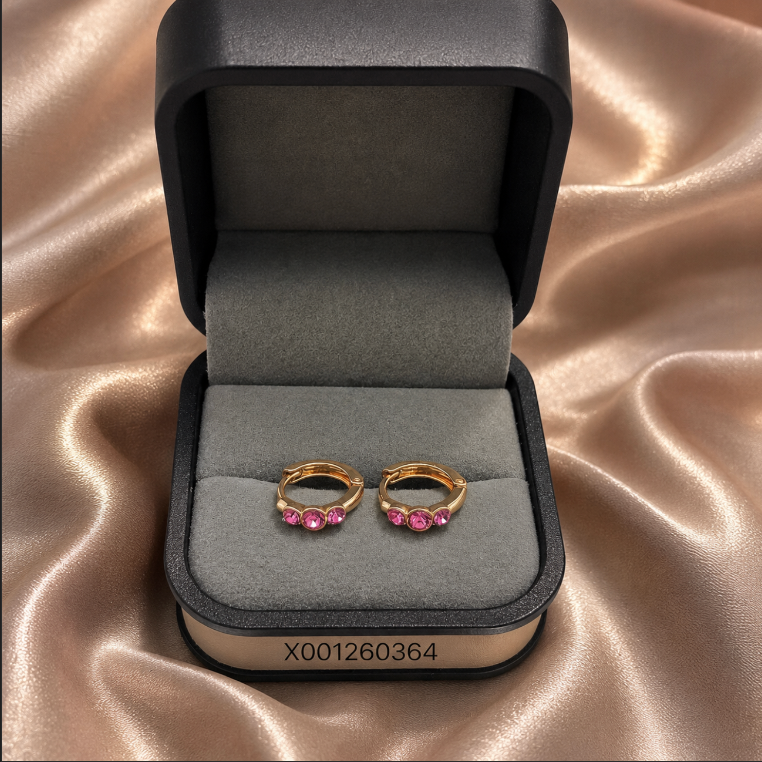 Swarovski Mini Hoop Earrings – Gold Plated