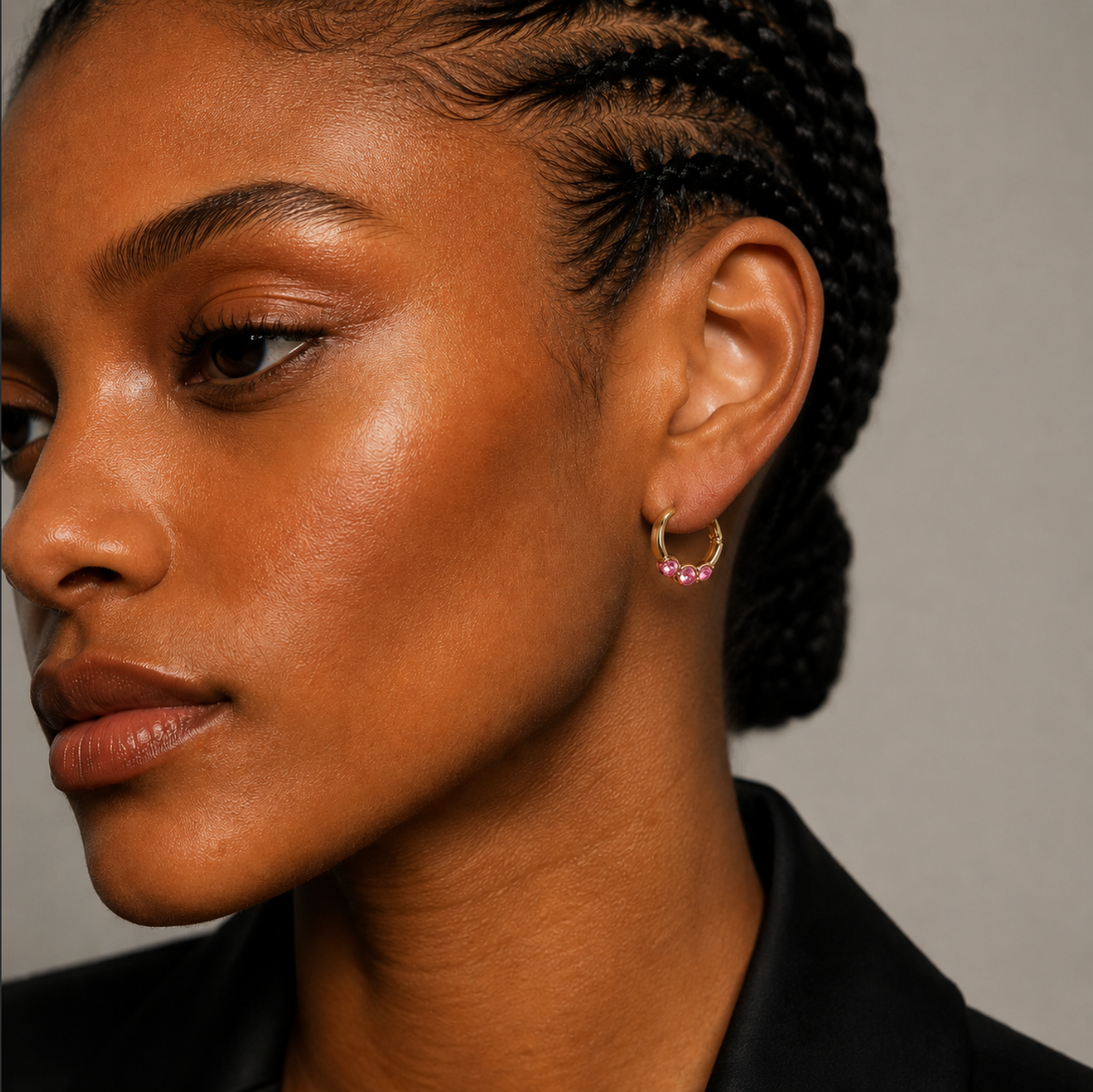 Swarovski Mini Hoop Earrings – Gold Plated