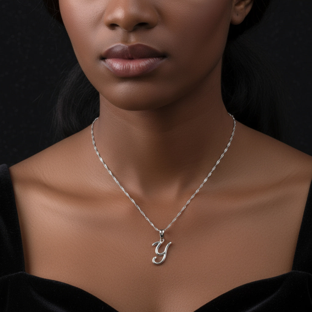 Letter Drop Necklace