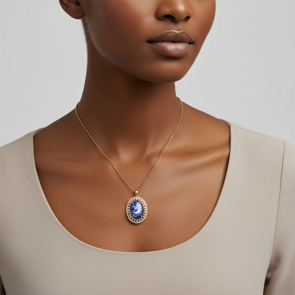 Zofia Pendant with Necklace