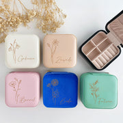 Livia Birth Flower Jewelry Case