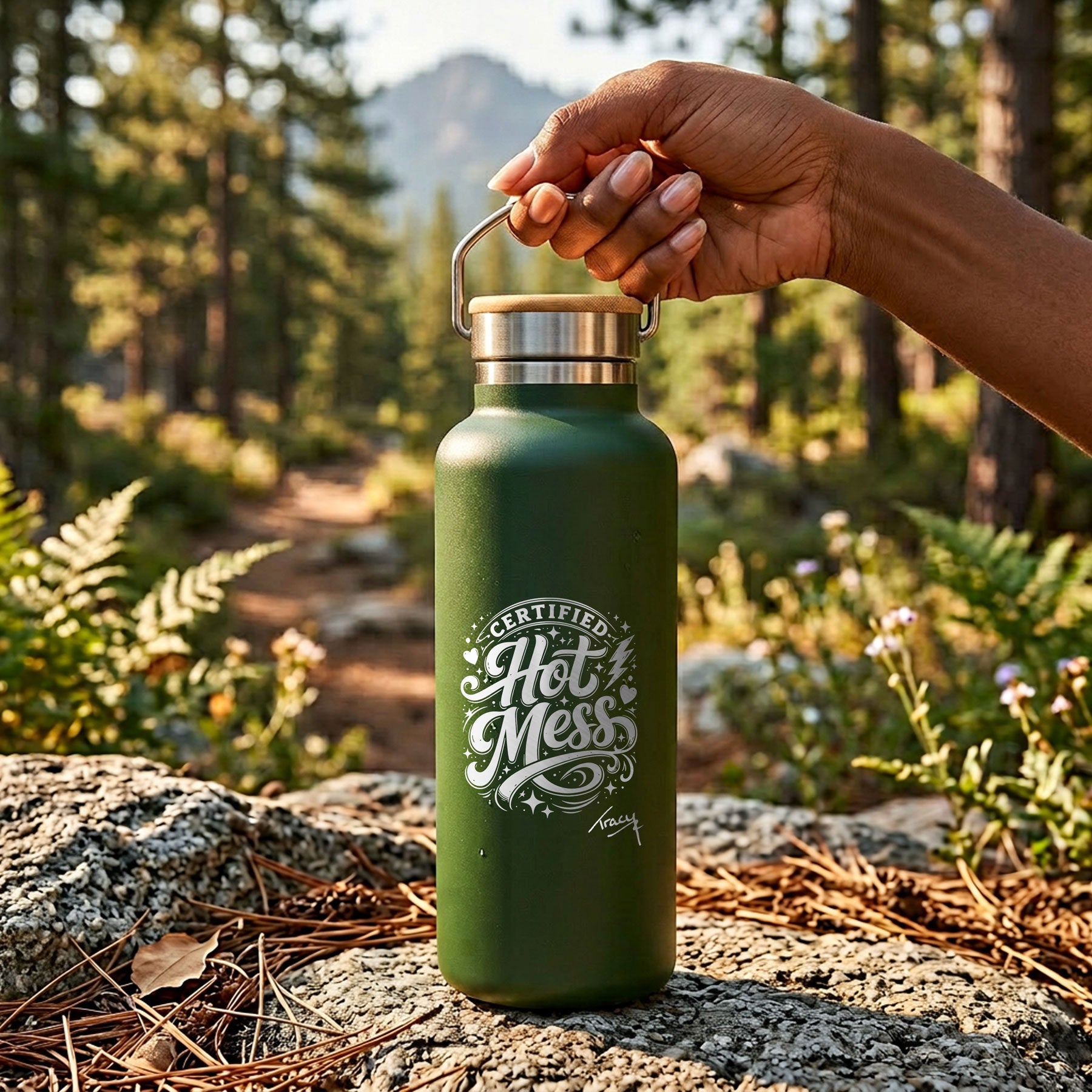 Personalised Certified Go Getter Water Cannister – 600ml