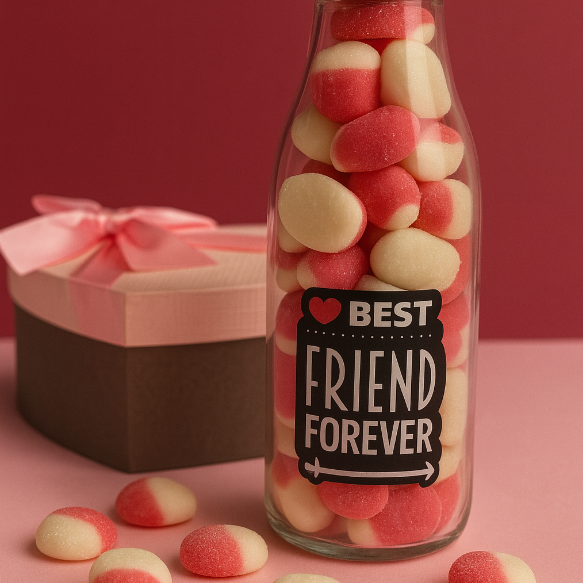 Special Message Gummy Treats in a Bottle
