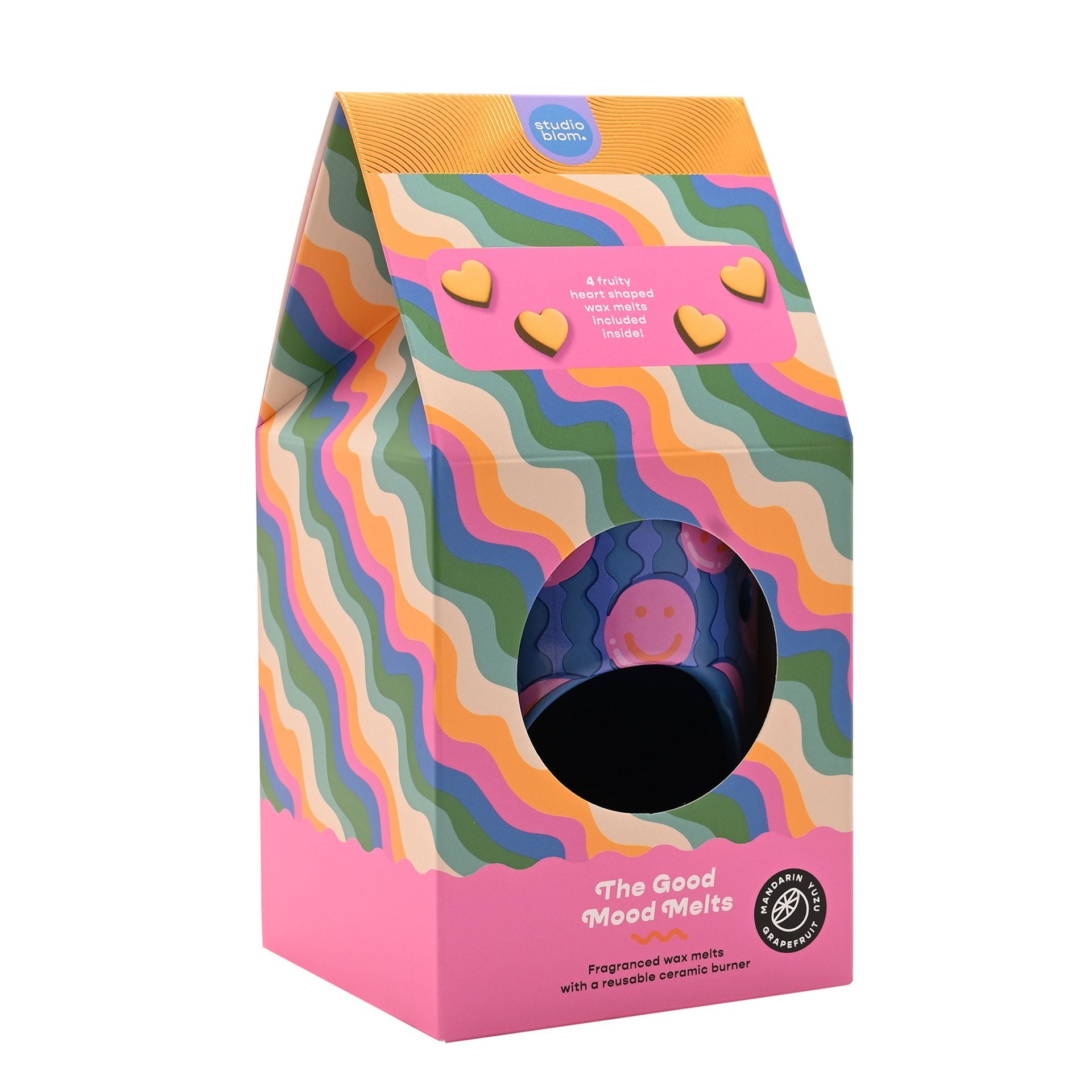 Studio Blom “The Happy Day” Wax Melt Burner & Melts Gift Set