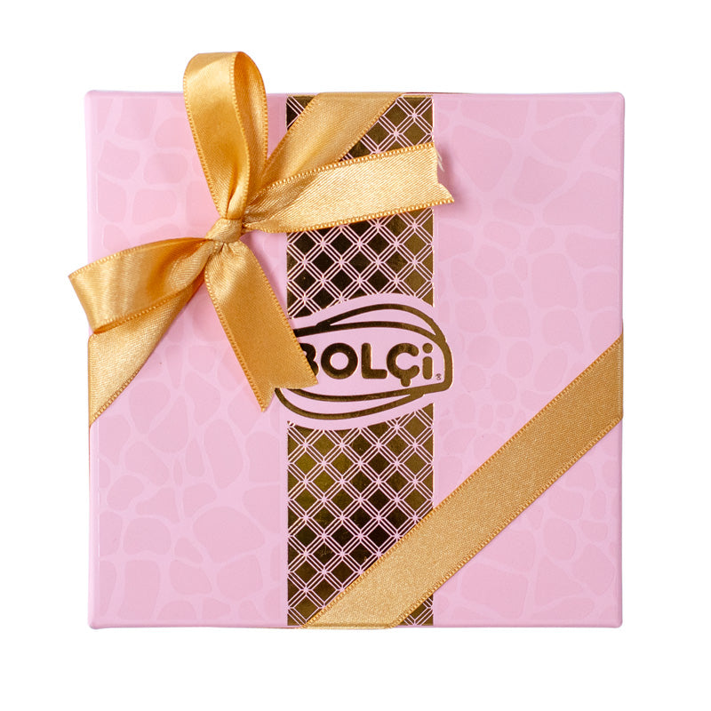 Bolci Assorted Chocolate Pralines Diamond Boutique Pink Box, 96g