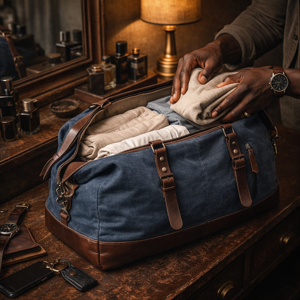 Canvas Duffel Travel Bag