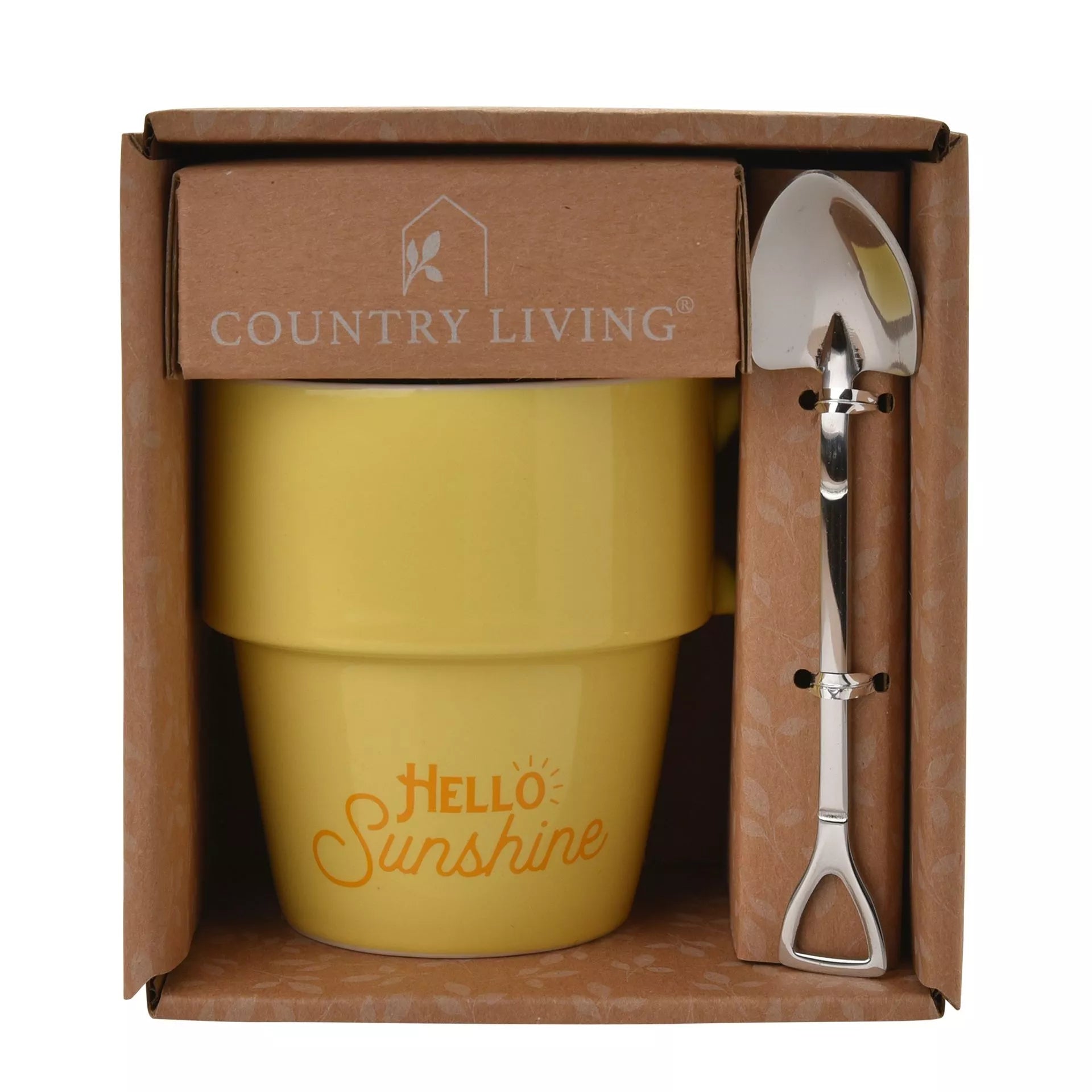 Country Living Gardener's Mug - Yellow "Hello Sunshine"