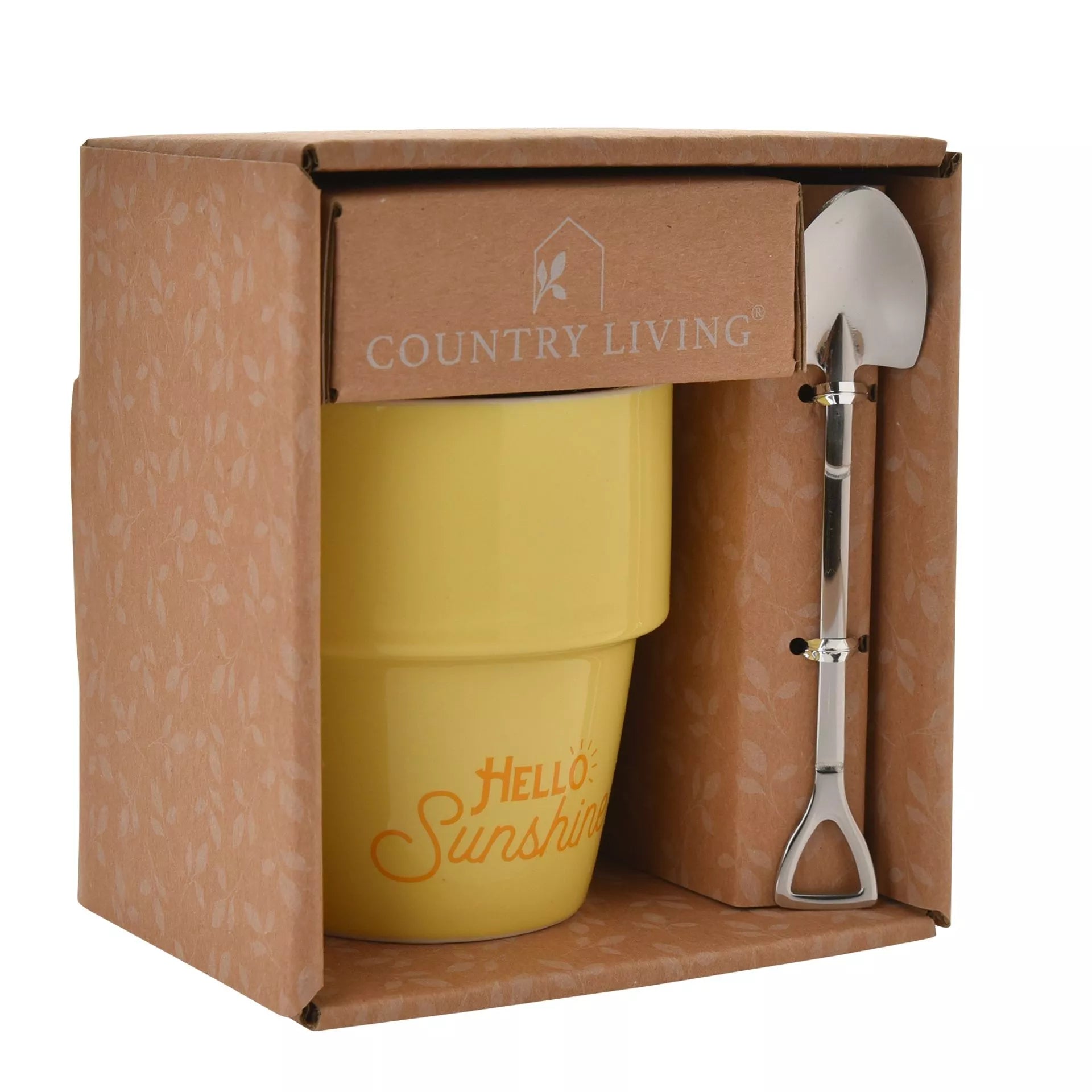 Country Living Gardener's Mug - Yellow "Hello Sunshine"