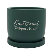 Country Living Ceramic Plant Pot – "Emotional Support Plant"