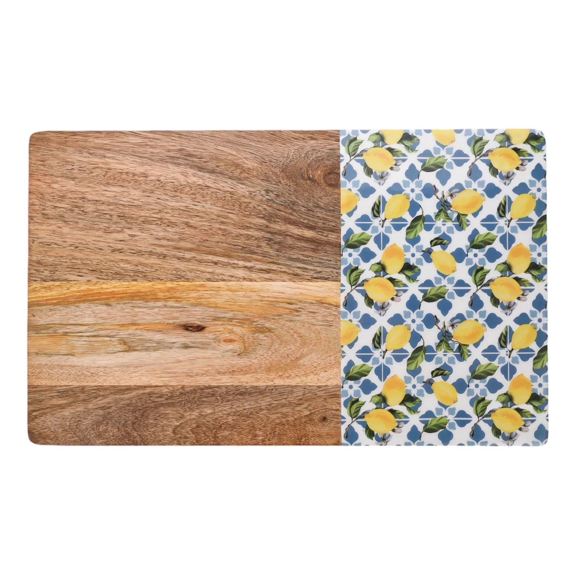 Country Living Mango Wood Chopping Board  – Lemons