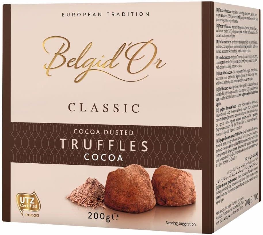 Belgid’Or Belgian Cocoa-Dusted Truffles 200g