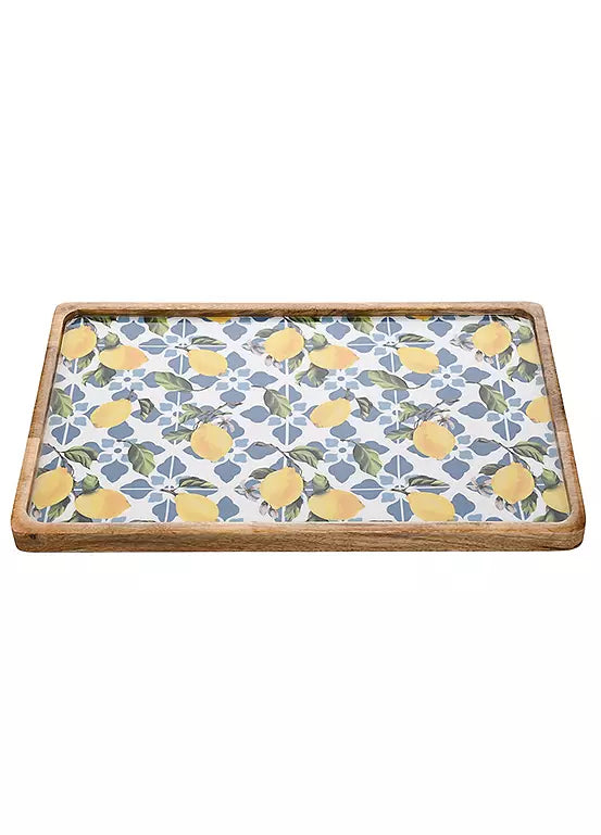 Country Living Mango Wood Serving Tray 40cm – Lemons
