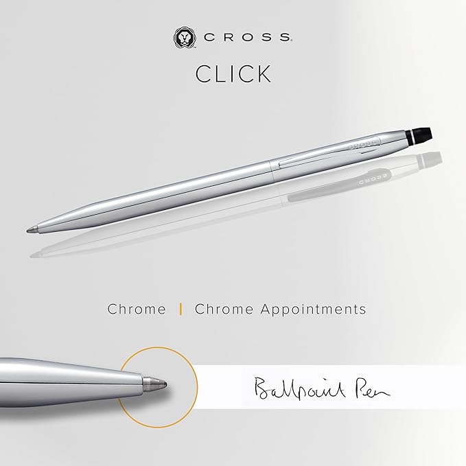 Cross Click™ Chrome with Chrome Appointments Ballpoint Pen