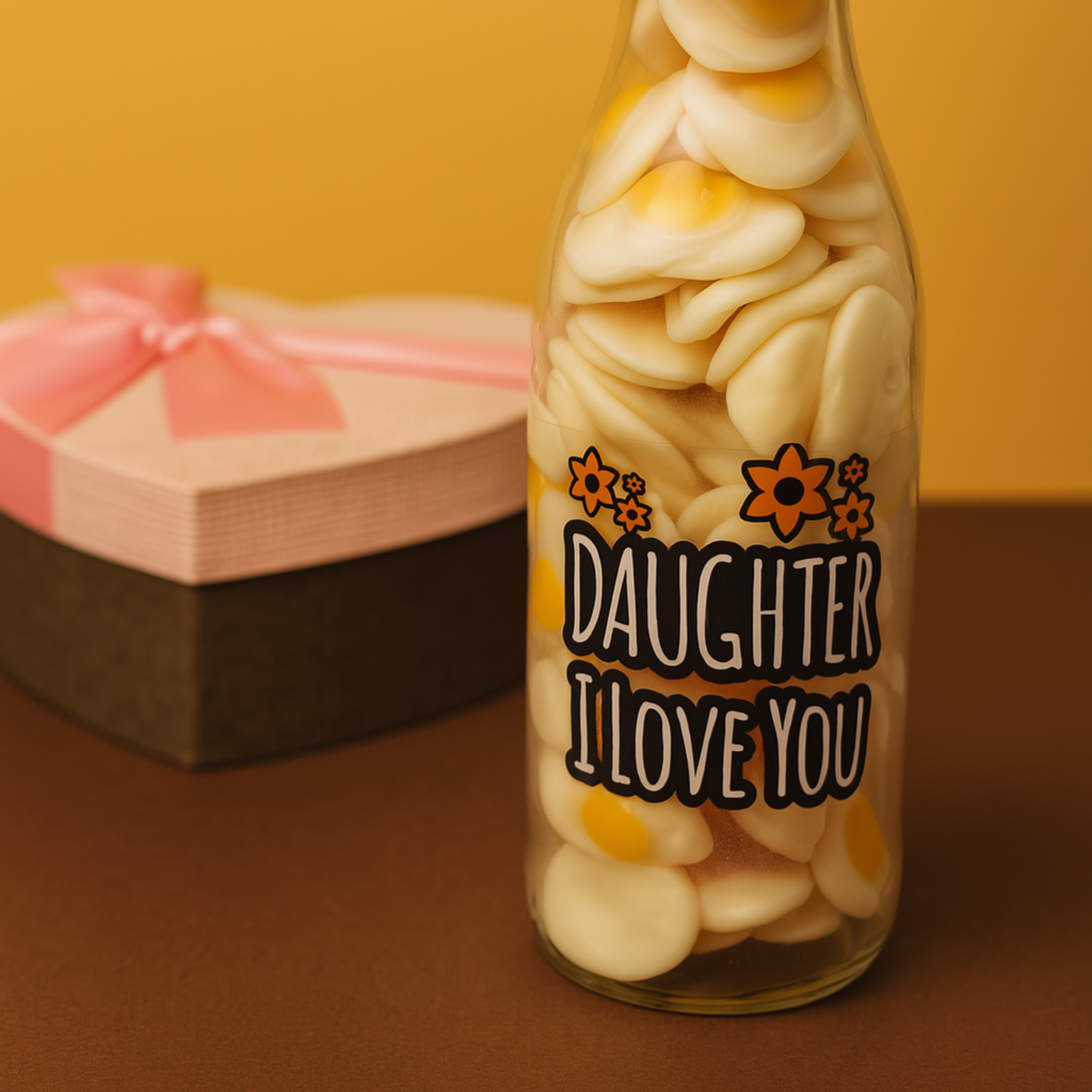 Special Message Gummy Treats in a Bottle
