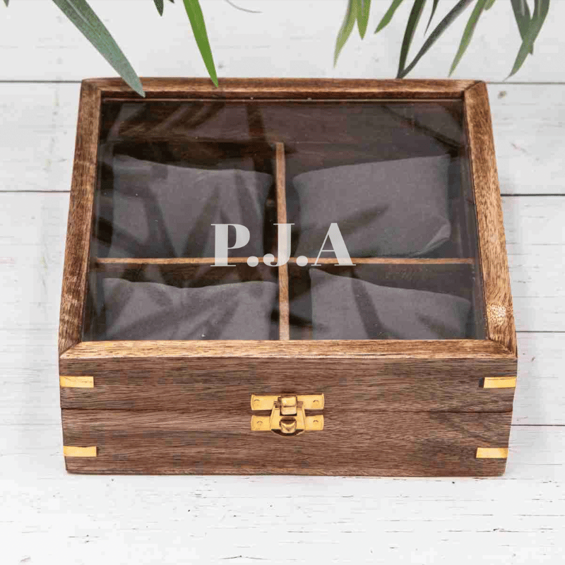 Personalised Harvey Makin Watch Box - 4 Slots – Purpink Gifts Ltd
