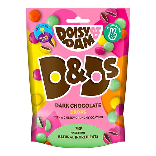 Doisy & Dam - Dark Chocolate Drops Share Pouch, 80g