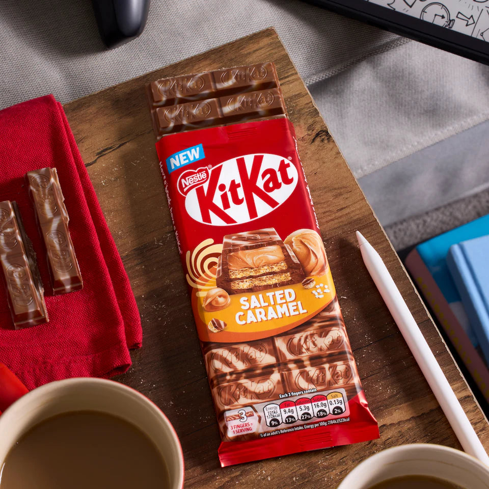 KitKat Salted Caramel Chocolate Sharing Bar – 99g