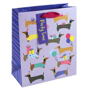 Dachshund Party Time Gift Bag - Medium