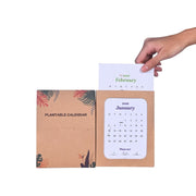 Plantable Calendar with 12 Sheets Seed Paper