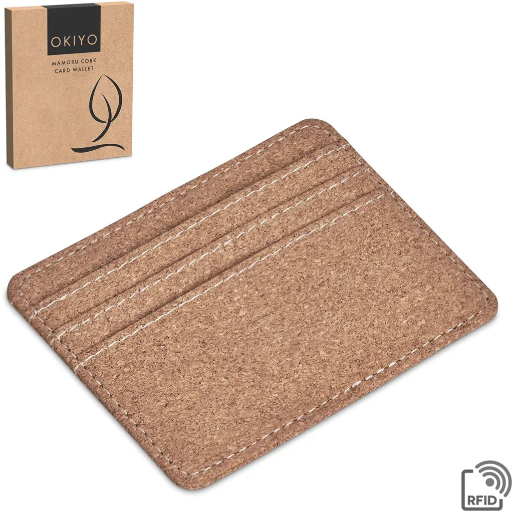 Okiyo Mamoru Cork Card Wallet - Natural