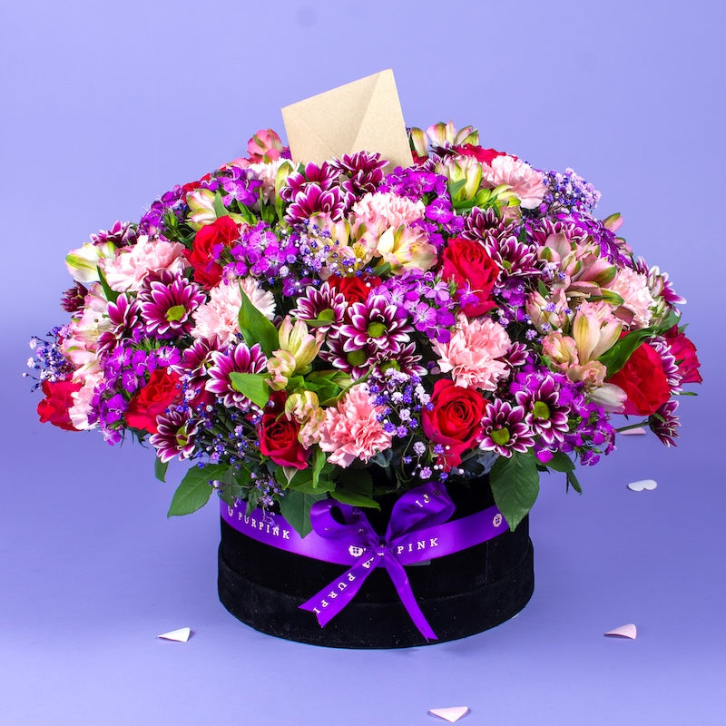 The Lila Flower Basket