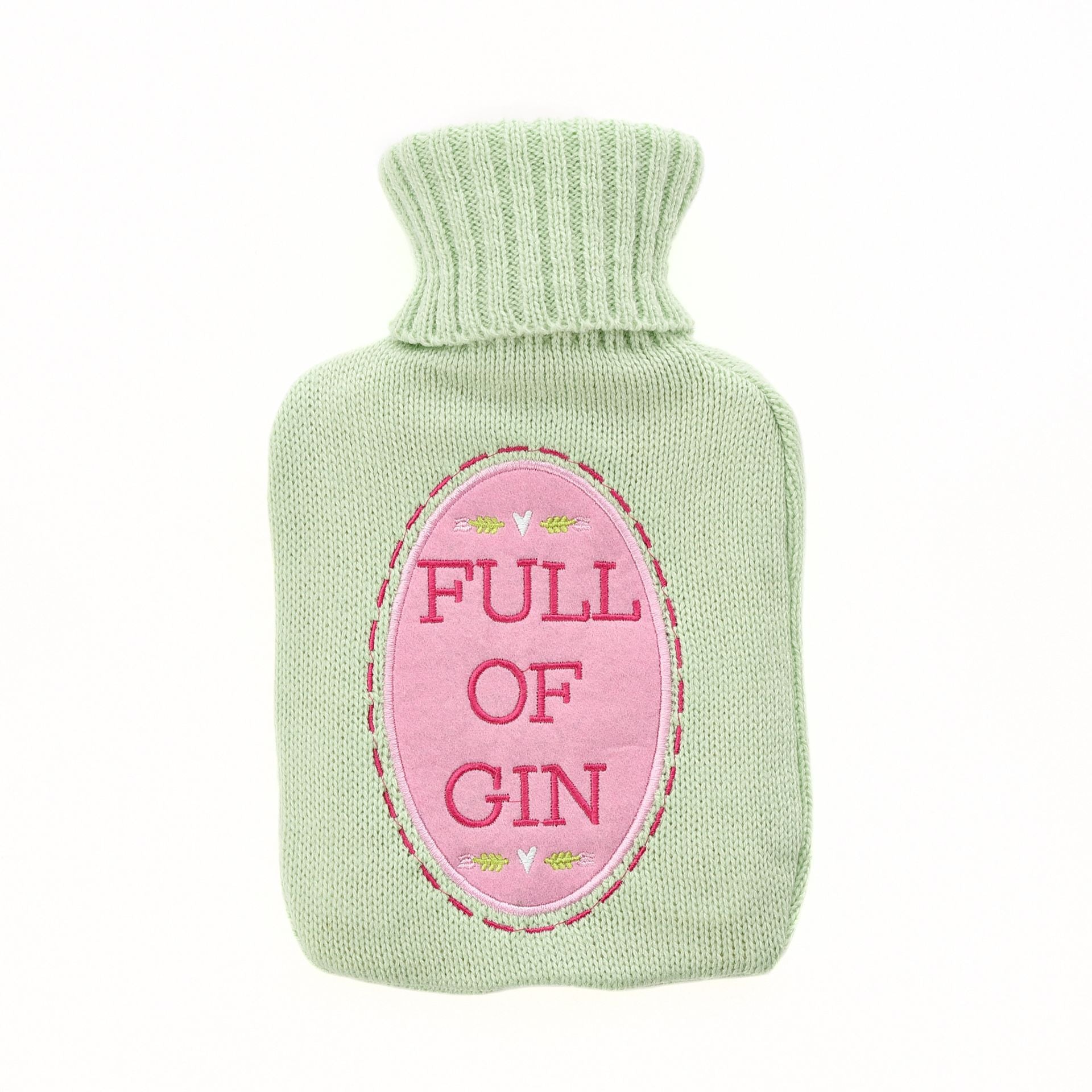 Love Life Hot Water Bottle - Full of Gin