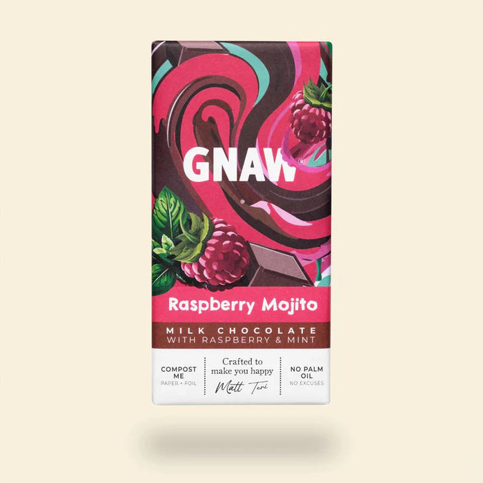 Gnaw Raspberry Mojito Milk Chocolate