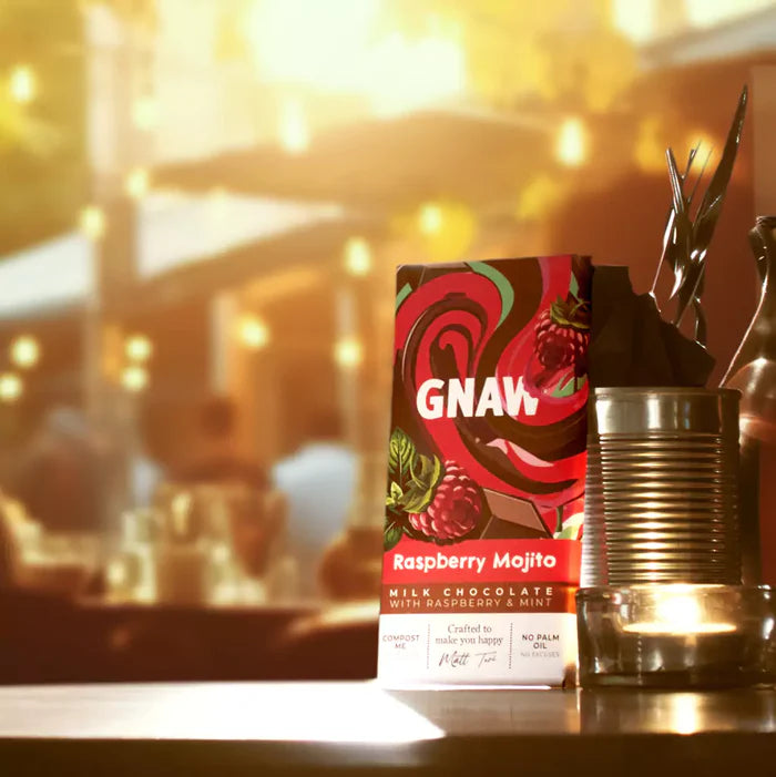 Gnaw Raspberry Mojito Milk Chocolate