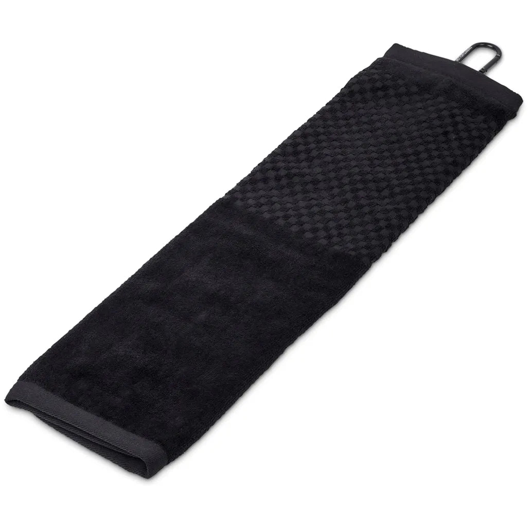 Alex Varga Arcadia Tri-Fold Golf Towel - Black