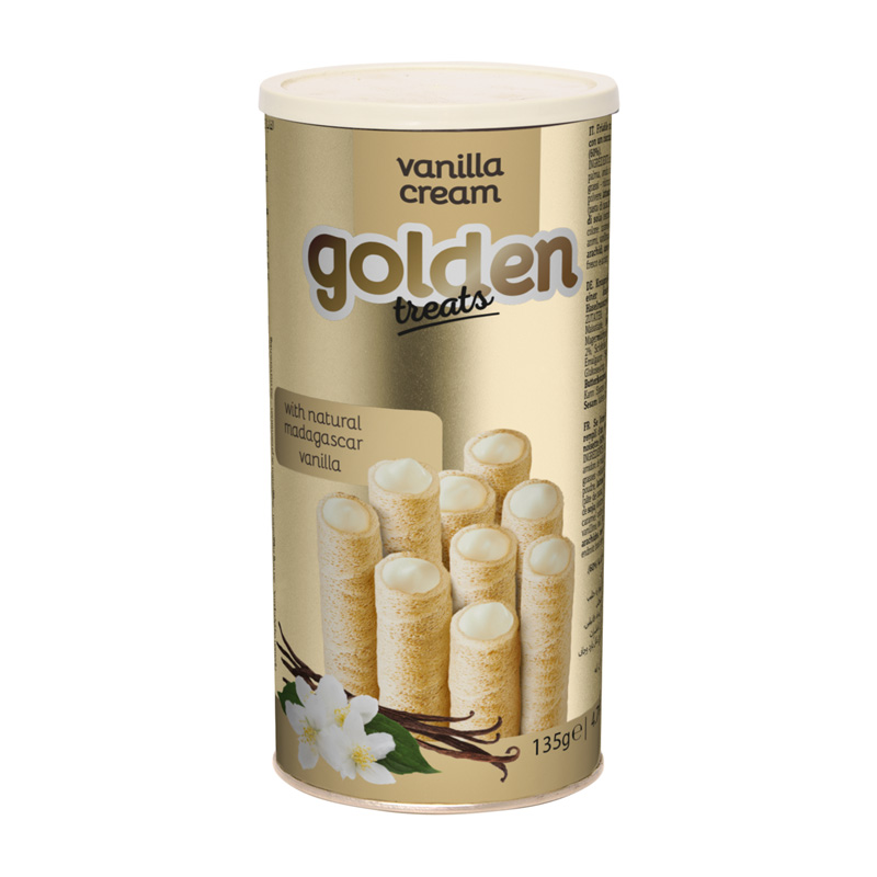 Golden Break Vanilla Filling Wafers Rolls 135g