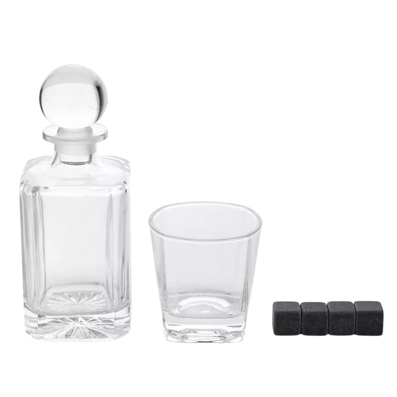 Harvey Makin Whisky Glass Decanter, Tumbler & Cooling Stones Set