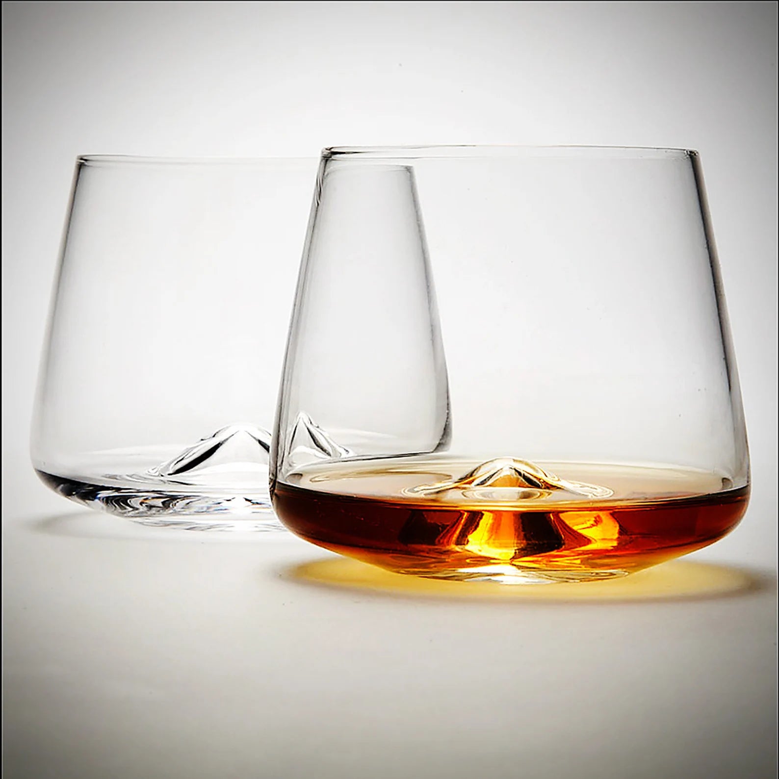 Personalised Crystal Peak Whiskey Glass-set of 2