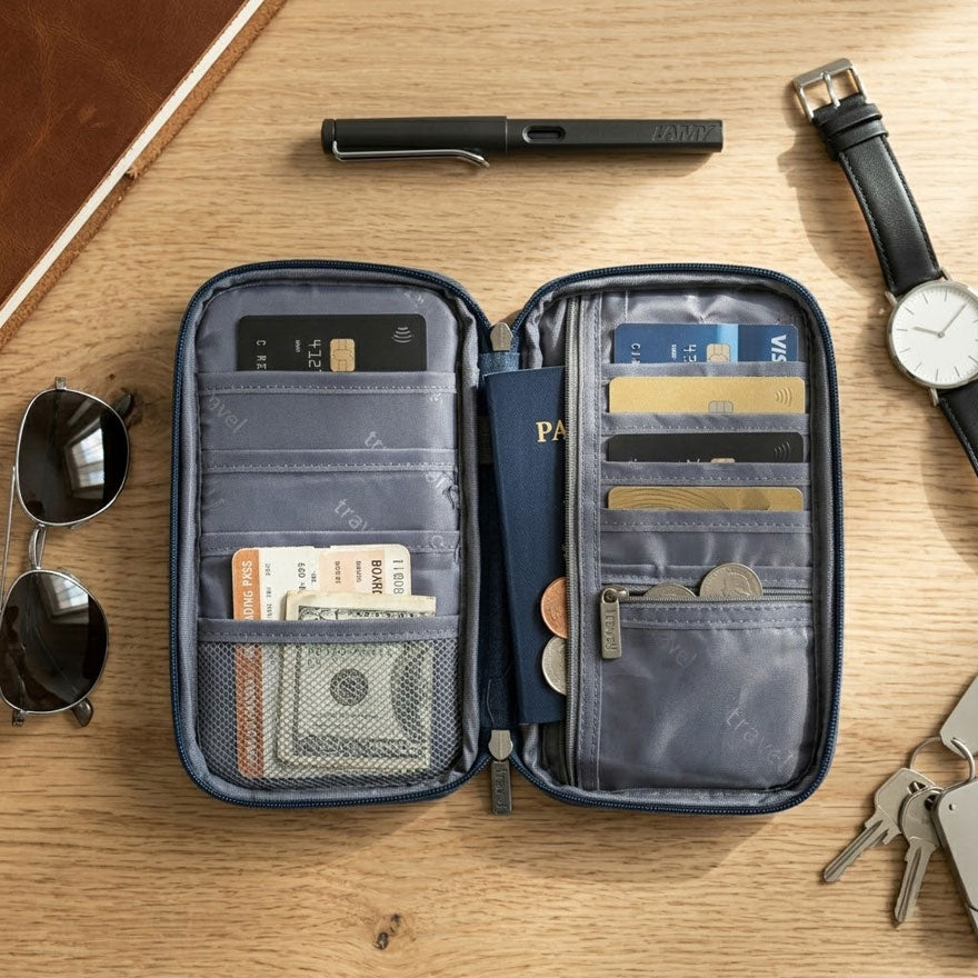 The Voyager Travel Passport & Document Organizer