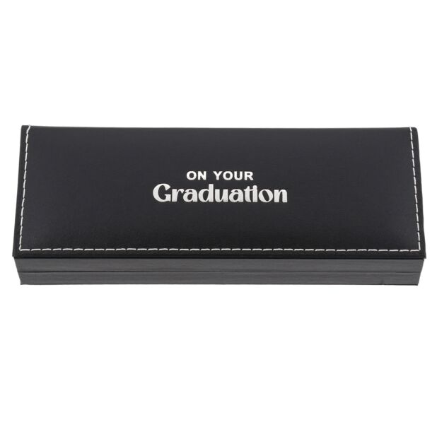 Bridgewater Ladies Graduation Pen – White & Rose Gold