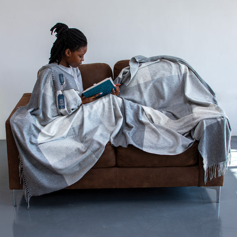 Balvenie Reiver Check Cashmere Throw By Kinalba