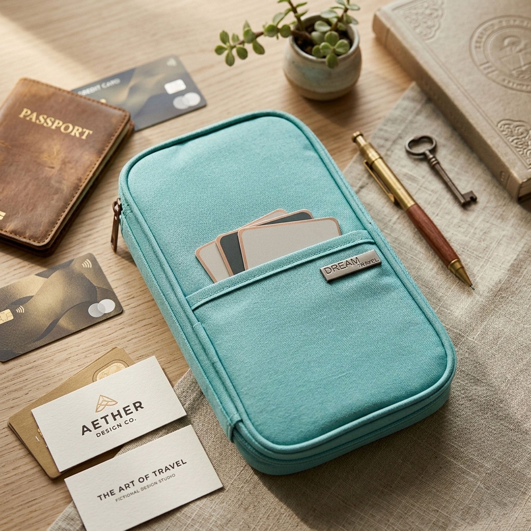 The Voyager Travel Passport & Document Organizer
