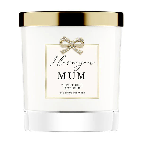 Madelaine Hearts Design "I Love You Mum" Candle