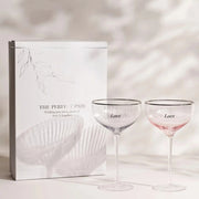 Amore Set of 2 Couple Glasses - Love