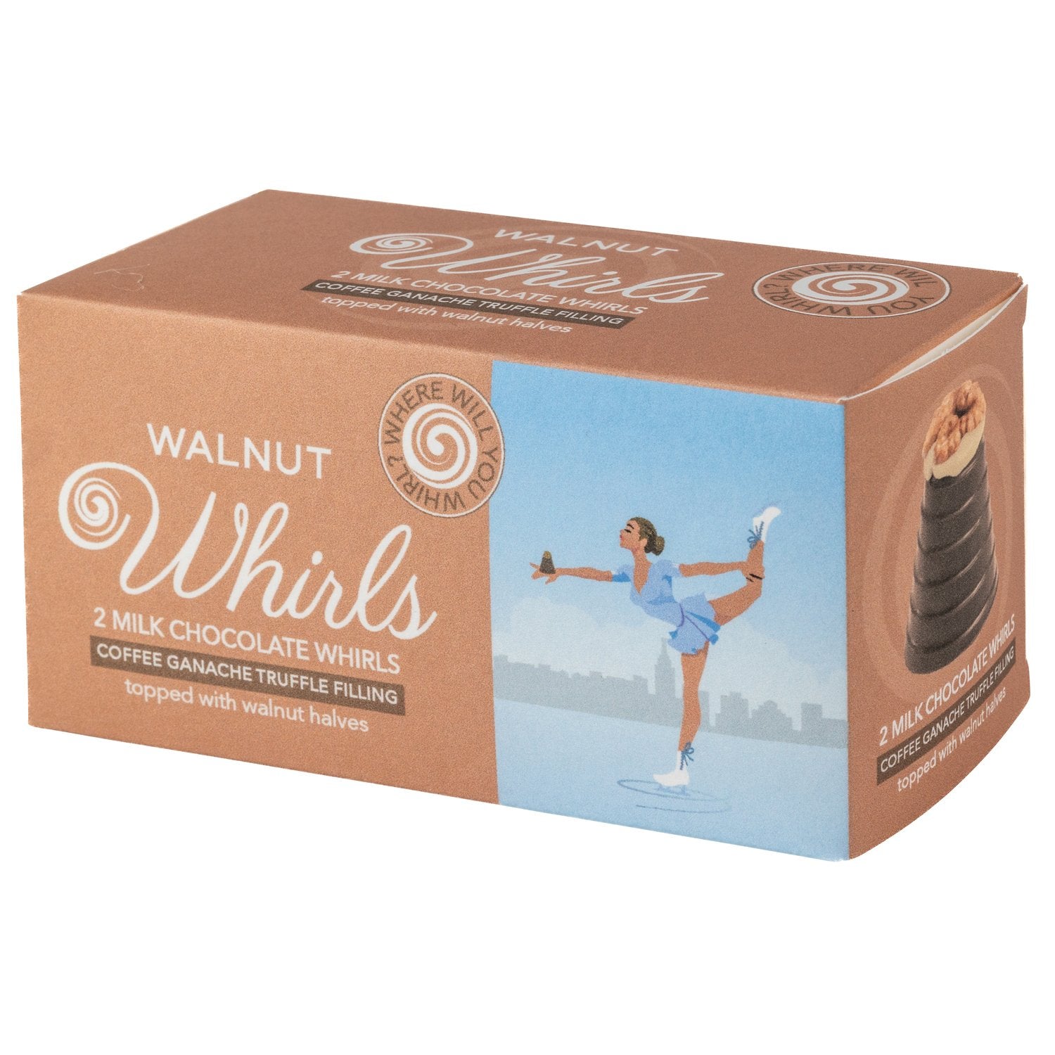 Walnut Whirls Milk Coffee Ganache Chocolate