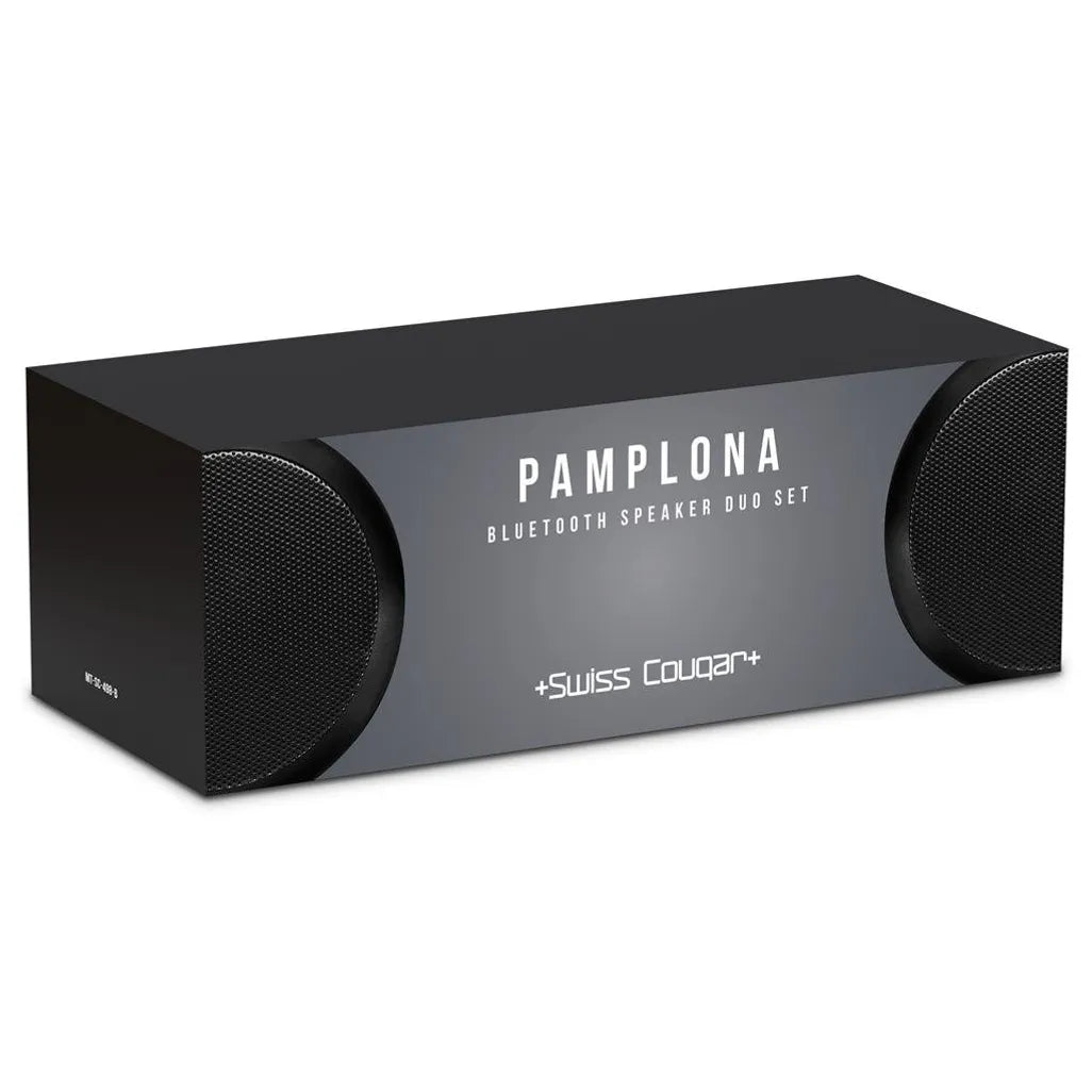 Swiss Cougar Pamplona Bluetooth Speaker Duo Set