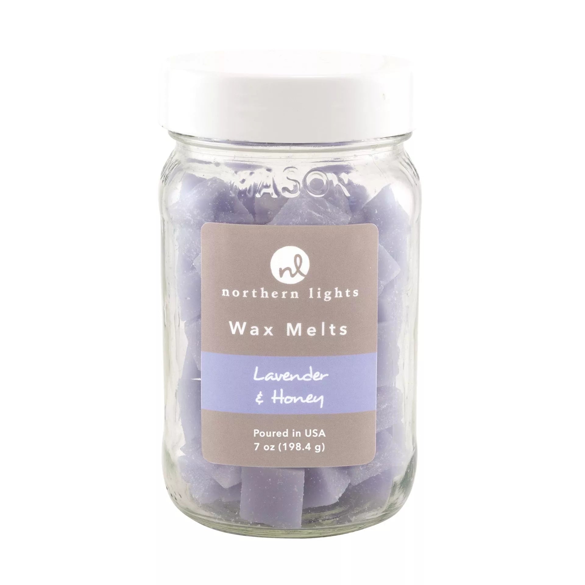Northern Lights Wax Melts Jar 7oz - Lavender & Honey