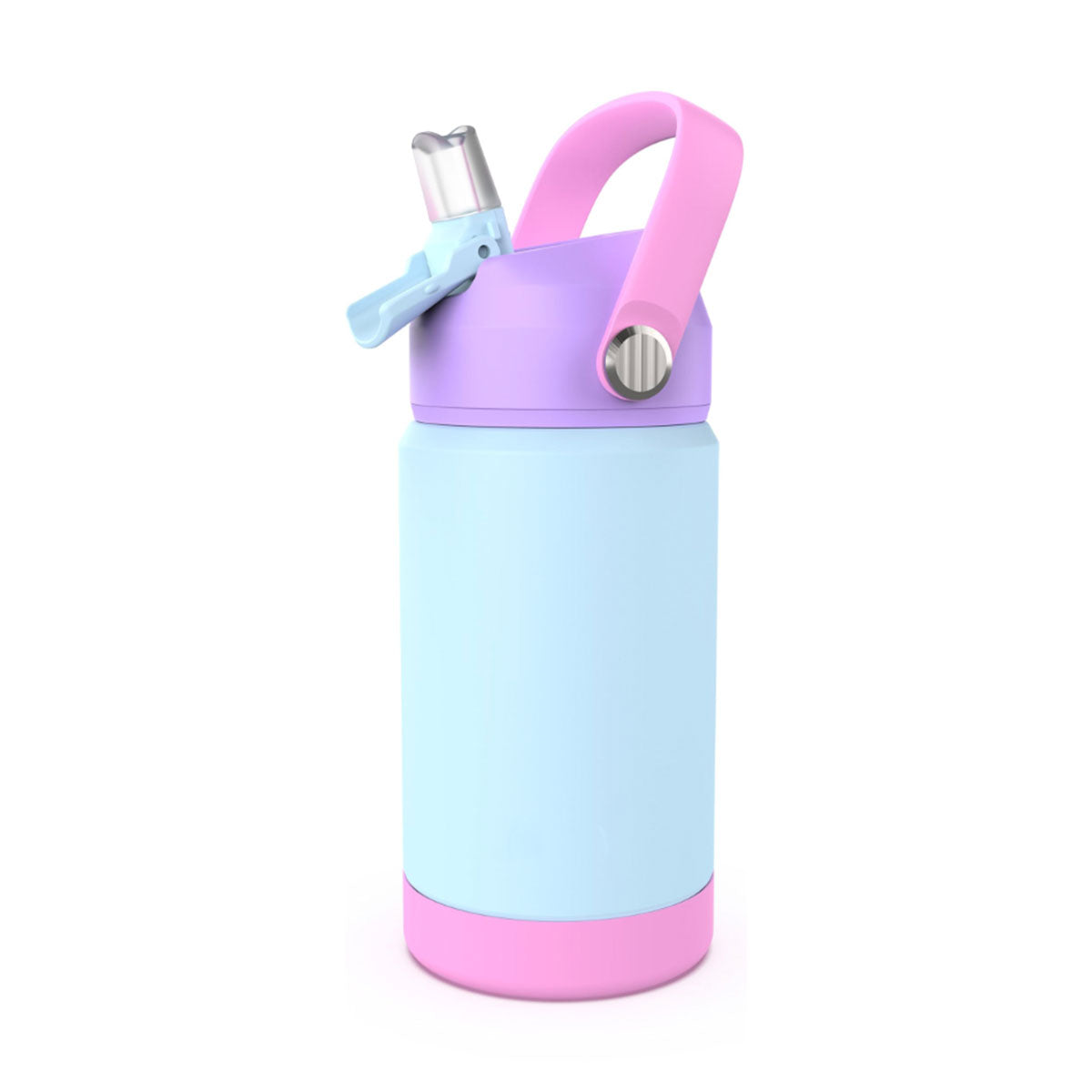 Kids Insulated Water Bottle with Straw-530ml