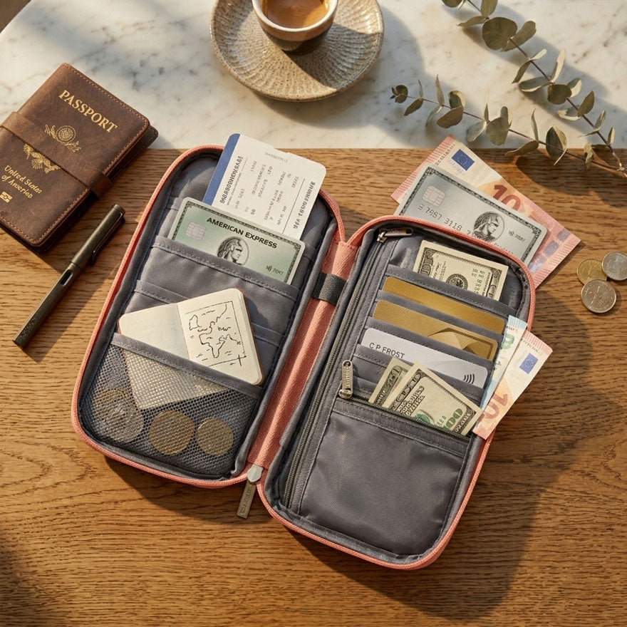 The Voyager Travel Passport & Document Organizer