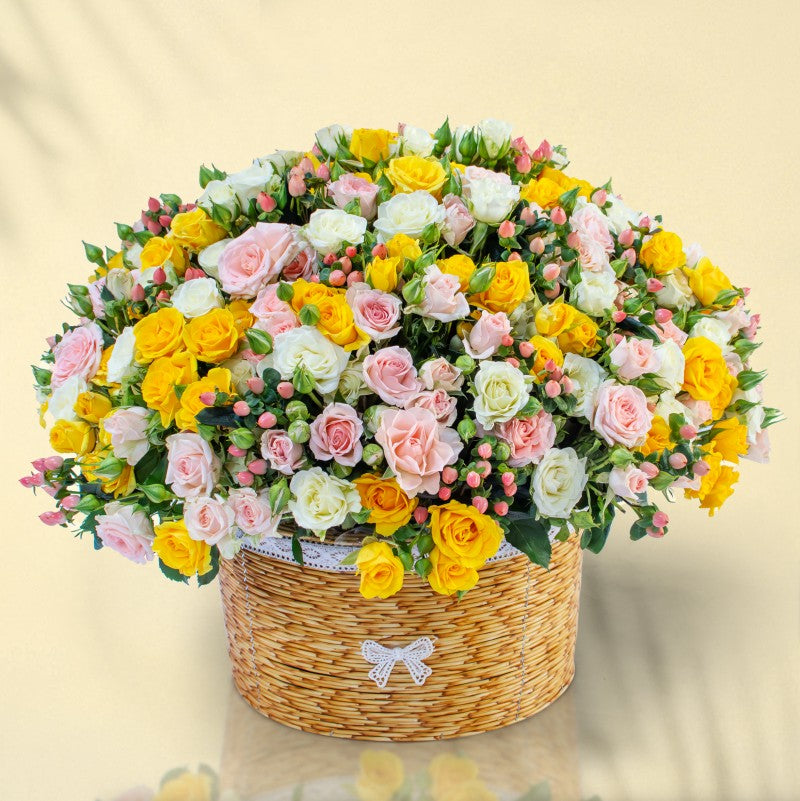 Sunshine & Grace Flower Basket