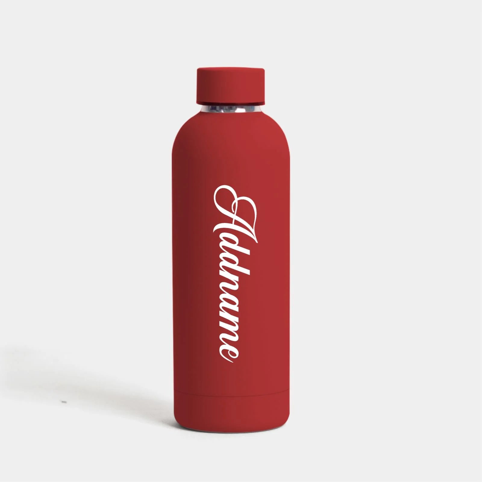 Soft Touch Red Water Bottle - 500ml